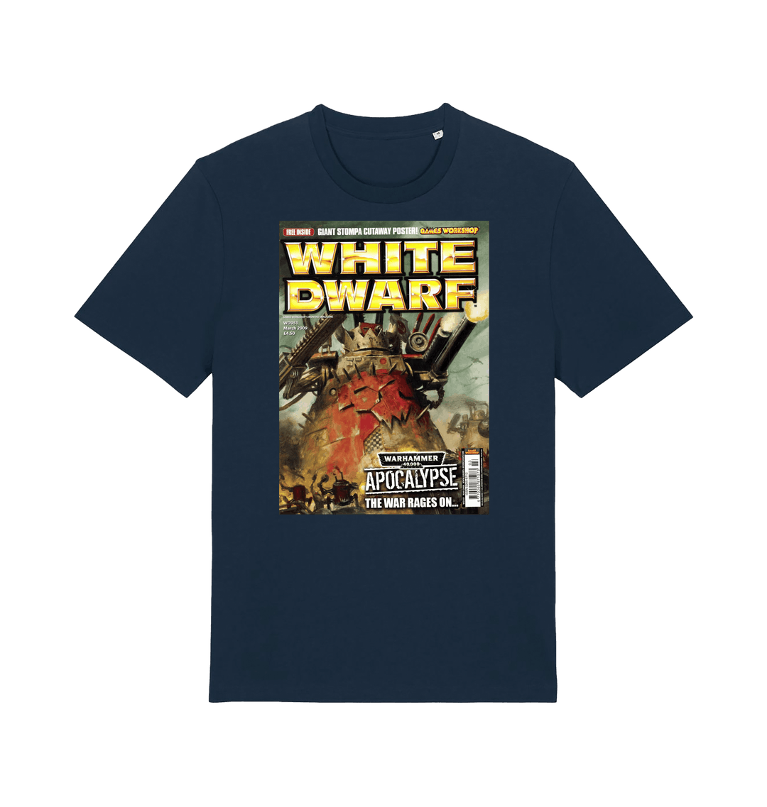 French Navy Printed T-shirt Front